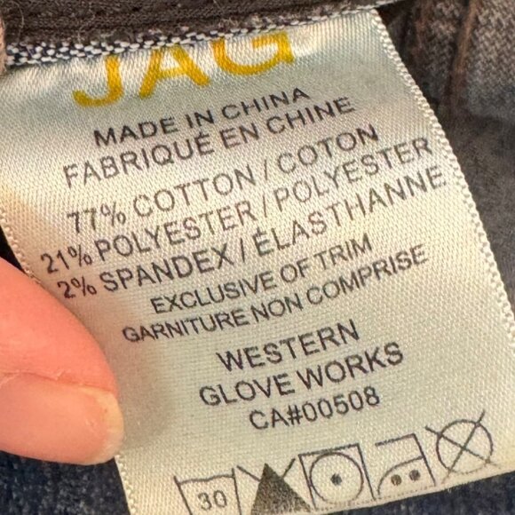 Jag Jeans Womens Pull-On Stretch Denim Jeans Size 8P - Picture 8 of 9